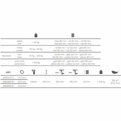 Airwings Sattelst&uuml;tze Expleto Travel 27.2mm, Schwarz, Gefedert, Hart, 425mm -Pièces pour vélos Soldes airwings sattelstuetze expleto travel 272mm schwarz gefedert hart 425mm3