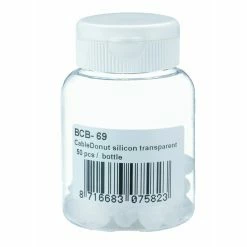 BBB CABLEDONUT SILICON TRANSPARENT 50STK