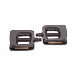 Bike Attitude Pedale C211 9/16&quot; Kunst- Stoff M.Sandpapier M.Reflektoren Schwarz