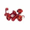 Clarks Bremsscheibenschraube Anodisiert 6 St&uuml;ck, Rot -Pièces pour vélos Soldes clarks bremsscheibenschraube anodisiert 6 stueck rot