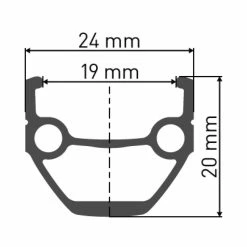 Dt-swiss DT Swiss Felge E-Bike/Trekking 535 700c 36 Loch, Schwarz, 600g 19mm -Pièces pour vélos Soldes dt swiss felge e bike trekking 535 700c 36 loch schwarz 600g 19mm3