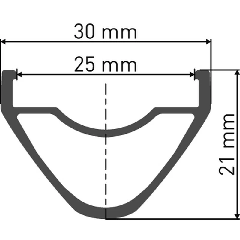 Dt-swiss DT Swiss Felge EX 471 29 Disc 32 Loch, Schwarz, 530g 25mm, Incl. Nippel 4 Dt-swiss DT Swiss Felge EX 471 29 Disc 32 Loch, Schwarz, 530g 25mm, Incl. Nippel – Bild 2