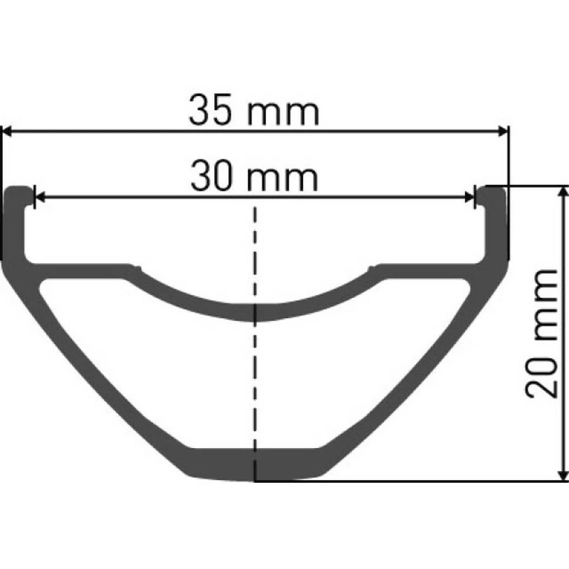 Dt-swiss DT Swiss Felge H 552 27.5 Disc 32 Loch, Schwarz, 30mm 5 Dt-swiss DT Swiss Felge H 552 27.5 Disc 32 Loch, Schwarz, 30mm – Bild 3