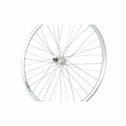 Hinterrad V-Brake 28&quot; Leerlauf MF/QR 36-Loch Silber