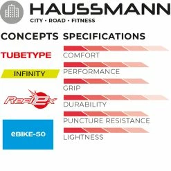Hutchinson Drahtreifen, HAUSSMANN 27.5x2.40 (47-584) E-Bike50 Ece R75, Reflex, ProtectAIR, 66tpi, PV703385 -Pièces pour vélos Soldes hutchinson drahtreifen haussmann 275x240 47 584 e bike50 ece r75 reflex protectair 66tpi pv7033852