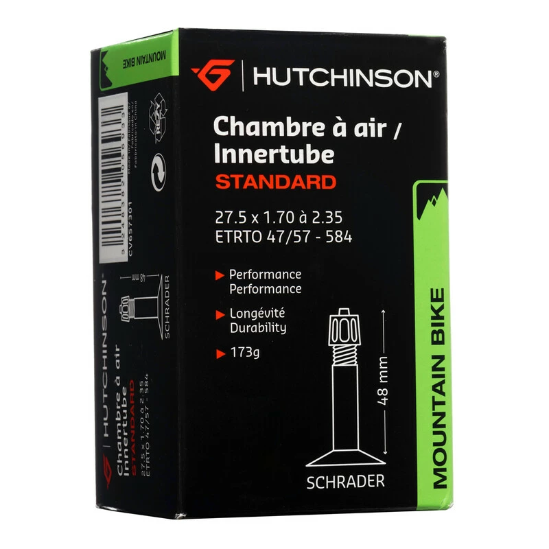 Hutchinson Schlauch, STANDARD, 27.5x1.70-2.35 Schrader 48mm, CV657301 3 Hutchinson Schlauch, STANDARD, 27.5x1.70-2.35 Schrader 48mm, CV657301