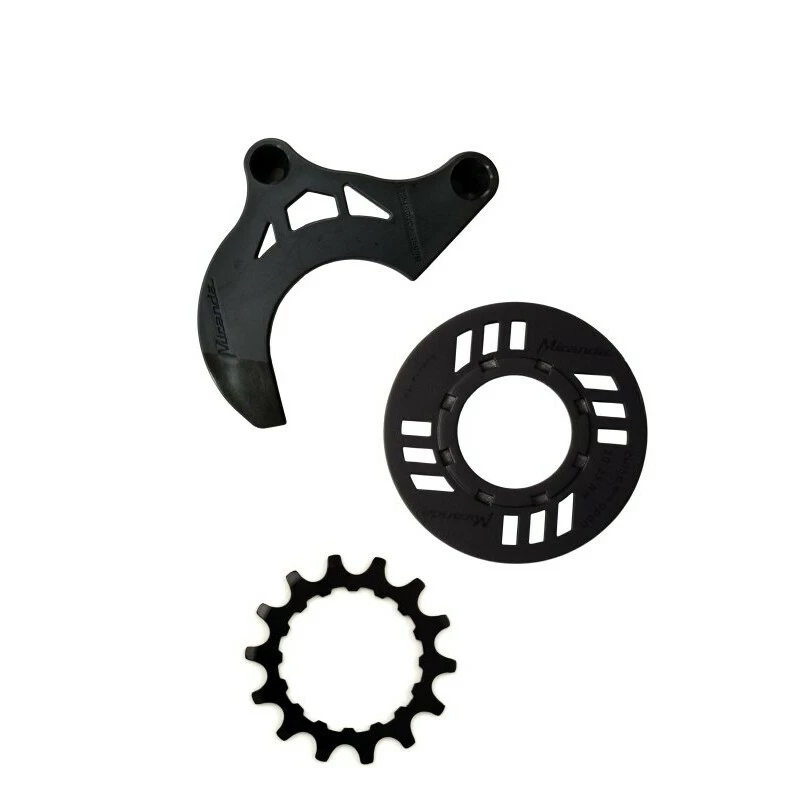 Miranda Kettenschutz-Set F.E-Bike Inkl.Kettenbl. 14 Zähne Und Kettenführung F. GEN2, Schw 3 Miranda Kettenschutz-Set F.E-Bike Inkl.Kettenbl. 14 Zähne Und Kettenführung F. GEN2, Schw