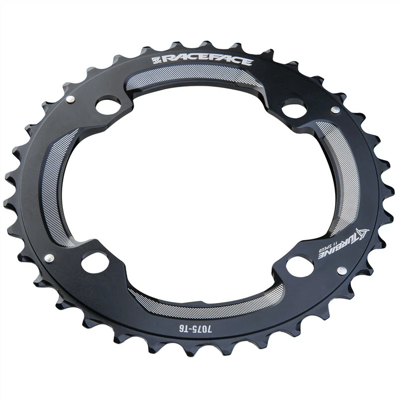 Race Face Turbine Chainring 11SPD Black 64x24T 3 Race Face Turbine Chainring 11SPD Black 64x24T