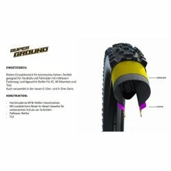 Schwalbe G-ONE BITE 27.5x2.10, Evo, Super Ground, TLE, Falt HS487, 54-584, SnakeSkin, Addix Speed, E-25, Schwarz -Pièces pour vélos Soldes schwalbe g one bite 275x210 evo super ground tle falt hs487 54 584 snakeskin addix speed e 25 schwarz3