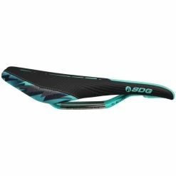 SDG Sattel Duster P MTN Ti-Alloy, Black/Teal, Painted Rails -Pièces pour vélos Soldes sdg sattel duster p mtn ti alloy black teal painted rails2