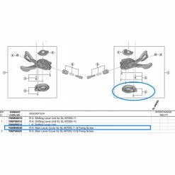 Shimano Abdeckung SL-M7000-10 Rechts Mit Schraube -Pièces pour vélos Soldes shimano abdeckung sl m7000 10 rechts mit schraube2