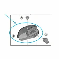 Shimano Abdeckung SL-M9100-I Rechts