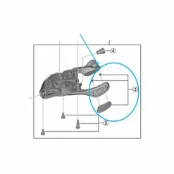 Shimano Abdeckung SL-M9100 Rechts &amp; Schrauben