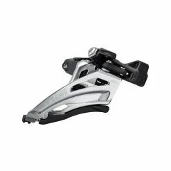Shimano Deore 21 Umwerfer E-Type, FD-M4100E4 10-fach *Side Swing* 38Z, 48.8/51.8mm -Pièces pour vélos Soldes shimano deore 21 umwerfer e type fd m4100e4 10 fach side swing 38z 488 518mm4