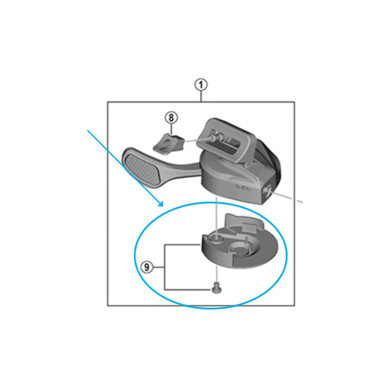 Shimano Hebelschraube Und Kappe SL-M8100 4 Shimano Hebelschraube Und Kappe SL-M8100 – Bild 2