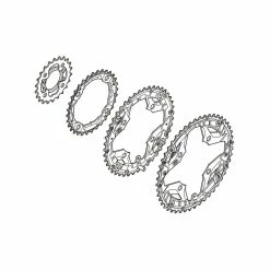 Shimano Kettenblatt Acera FC-M391 44 Z&auml;hne Schwarz F&uuml;r Kettenschutz