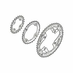 Shimano Kettenblatt Deore LX FC-T551 48 Z&auml;hne AL F&uuml;r Hosenschutz