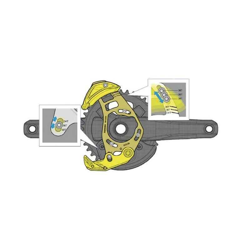 Shimano Kettenführung Saint SM-CD50 ISCG05 Ohne Bash Guard Box 4 Shimano Kettenführung Saint SM-CD50 ISCG05 Ohne Bash Guard Box – Bild 2