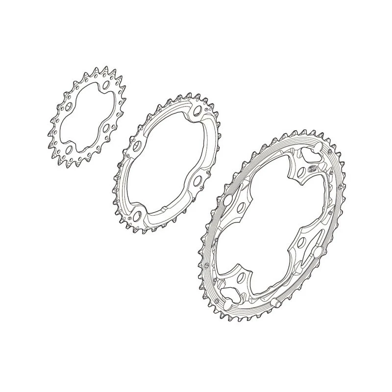 Shimano SLX 10 Kettenblatt 48 Zähne, Y-1KF 98080 FC-M660 9-fach 4 Shimano SLX 10 Kettenblatt 48 Zähne, Y-1KF 98080 FC-M660 9-fach – Bild 2