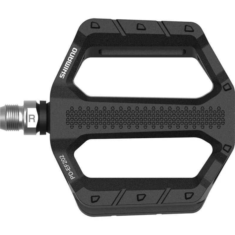 Shimano Urban 21 Pedal E-Bike/Trekking, PD-EF202L Flat Pedal Pins Schwarz 5 Shimano Urban 21 Pedal E-Bike/Trekking, PD-EF202L Flat Pedal Pins Schwarz – Bild 3