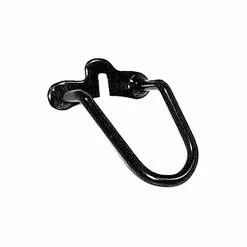 Shimano Wechselschutzb&uuml;gel Kurz Beidseitig Gekr&ouml;pft Unter Schnellspannachse Schwarz