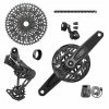 Sram Groupset X0 T-Type Eagle Brose Transmission AXS Black 160mm -Pièces pour vélos Soldes sram groupset x0 t type eagle brose transmission axs black 160mm
