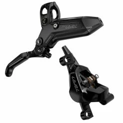SRAM Level Silver Stealth Aluminum, 2-Kolben Rear 2000mm, Black, C1