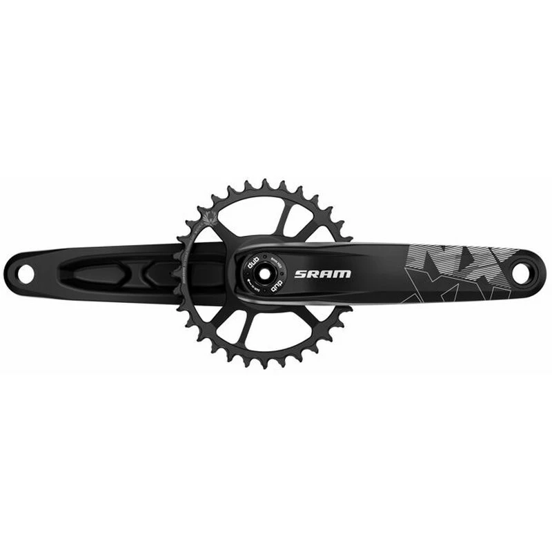 SRAM NX EAGLE 20 DUB 1x12 X-Sync Kurbelgarnitur 170mm Boost 148, 32Z, Stahl Kettenblatt, DUB, Ohne Tretlager, Schwarz 3 SRAM NX EAGLE 20 DUB 1x12 X-Sync Kurbelgarnitur 170mm Boost 148, 32Z, Stahl Kettenblatt, DUB, Ohne Tretlager, Schwarz
