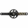 SRAM XX1 EAGLE 20 DUB 1x12 X-Sync Kurbelgarnitur Carbon 175mm, 34Z, DUB, Ohne Tretlager, Schwarz-gold