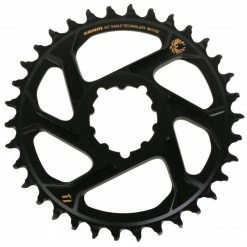 SRAM XX1 EAGLE 20 Kettenblatt 34 Z&auml;hne X-SYNC 2, Direct Mount, 12-fach, 6mm Offset, Schwarz-gold